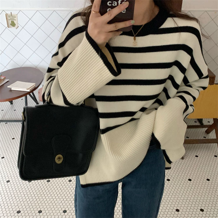 Evelyn | Oversize-Rollkragenpullover im Zopfstrick