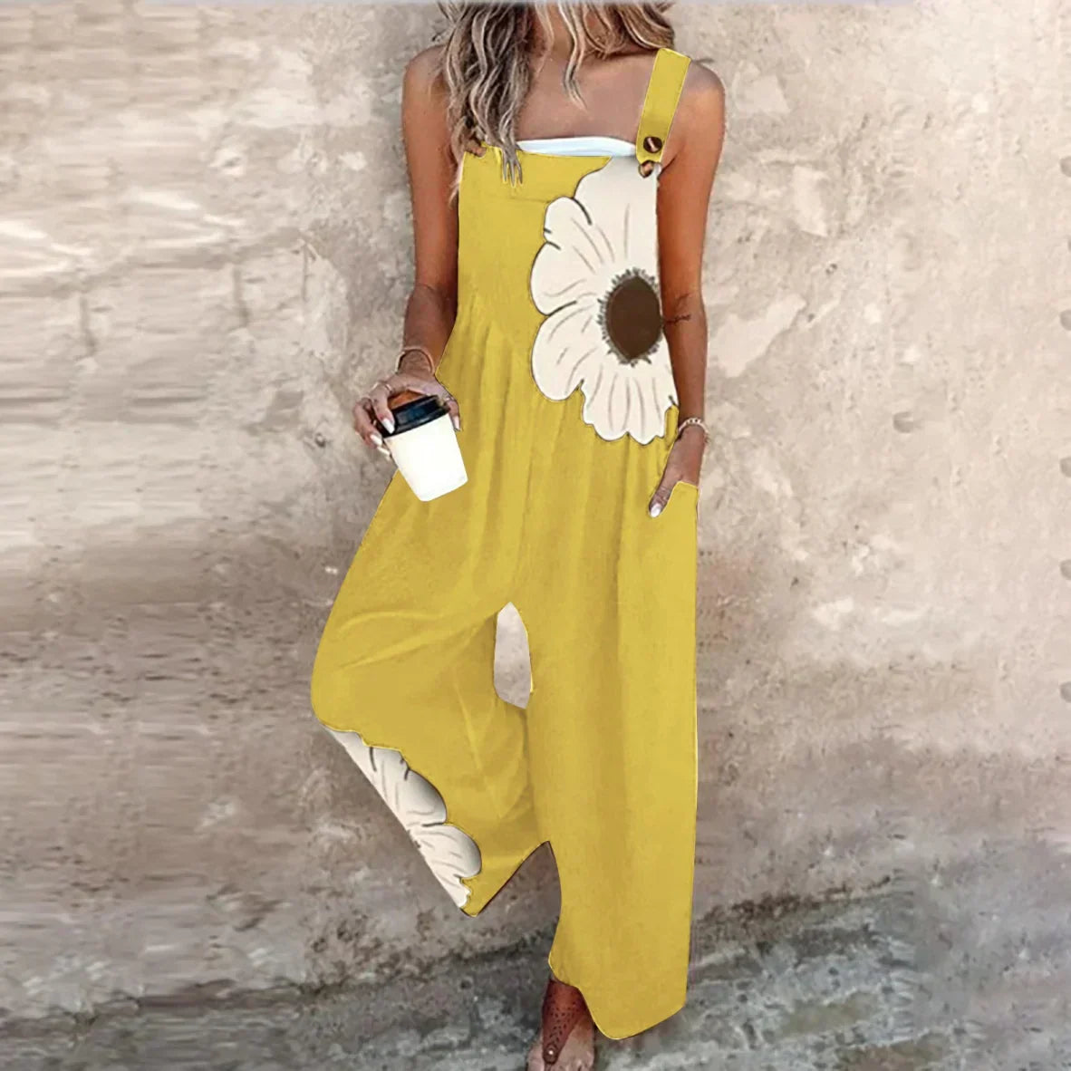 Sophie | Bequeme Latzhose mit farbenfrohem Design