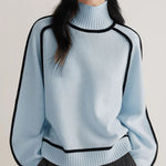 Greta | Gerippter Rollkragenpullover