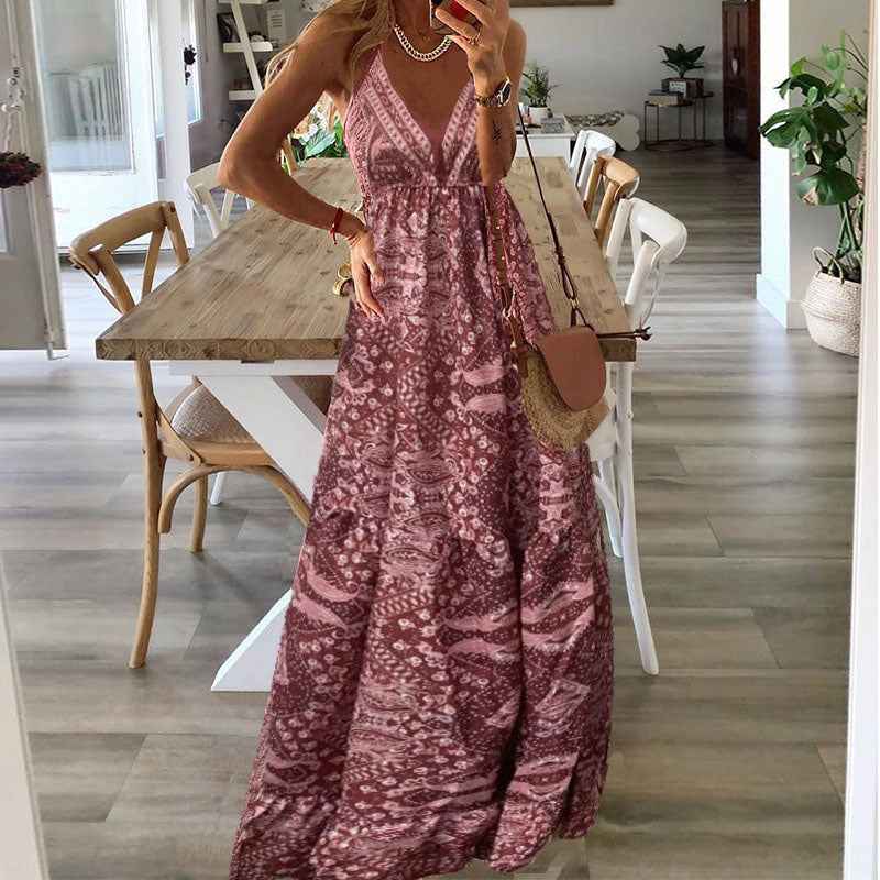 Gweneth – Ärmelloses Boho-Kleid