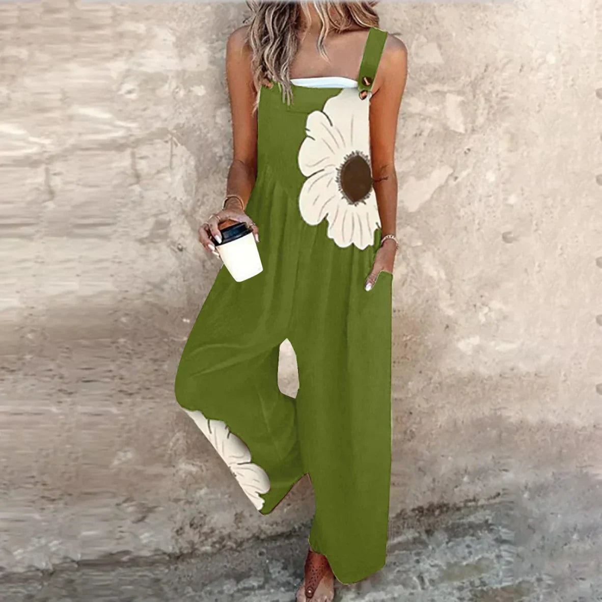 Sophie | Bequeme Latzhose mit farbenfrohem Design