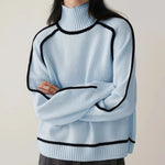 Greta | Gerippter Rollkragenpullover