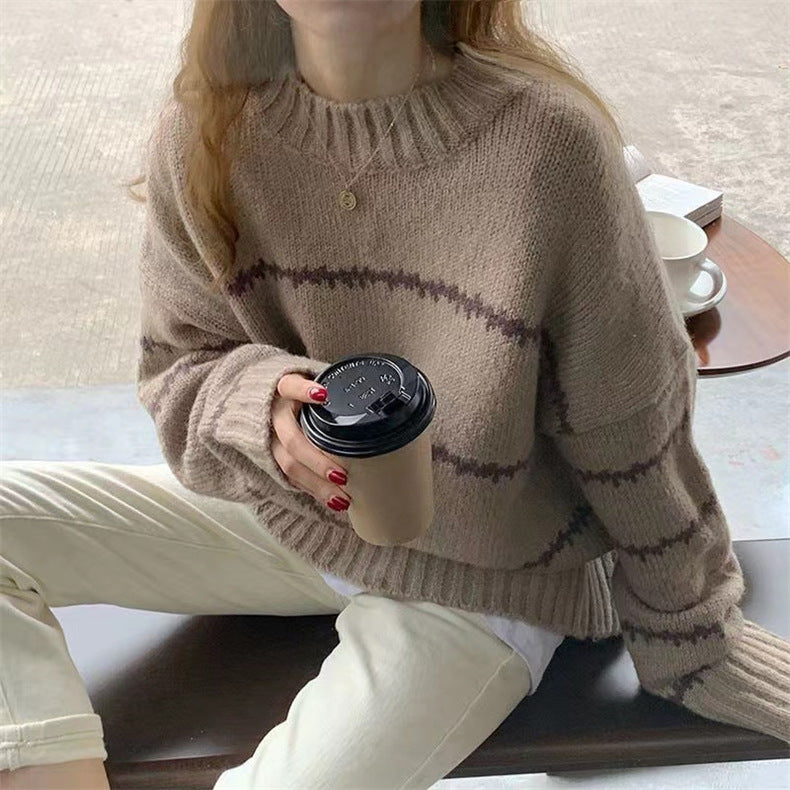 Cecilia | Klassischer Zopfstrickpullover