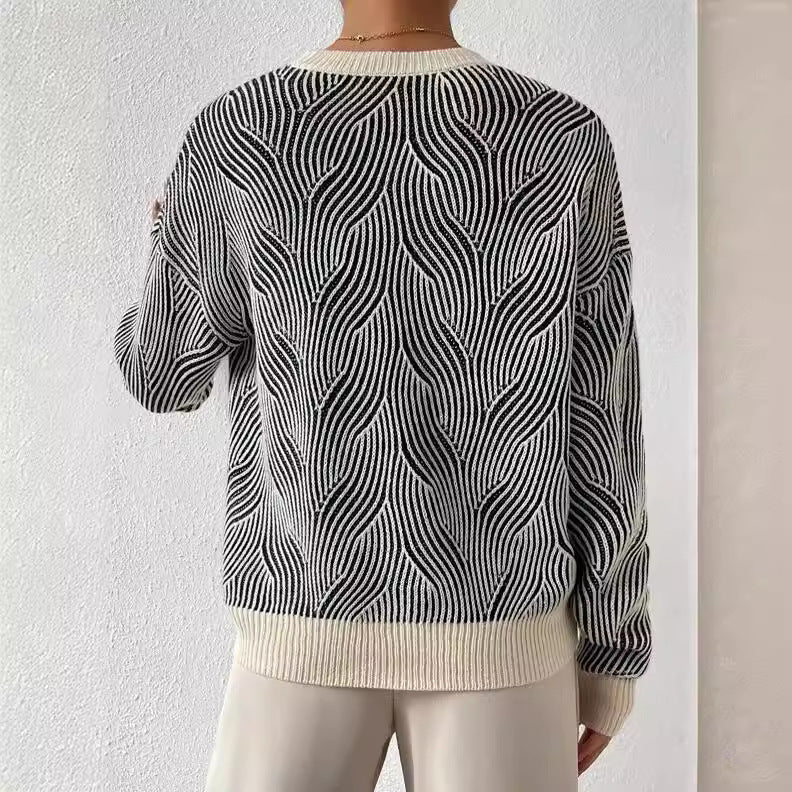 Margot | Strickpullover mit Wellenmuster