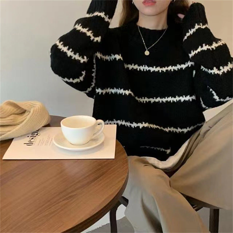 Cecilia | Klassischer Zopfstrickpullover