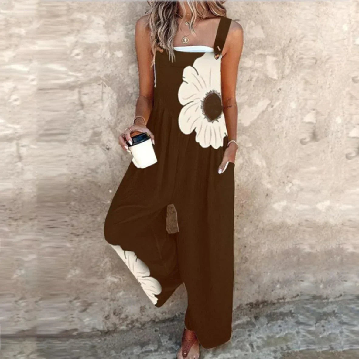 Sophie | Bequeme Latzhose mit farbenfrohem Design