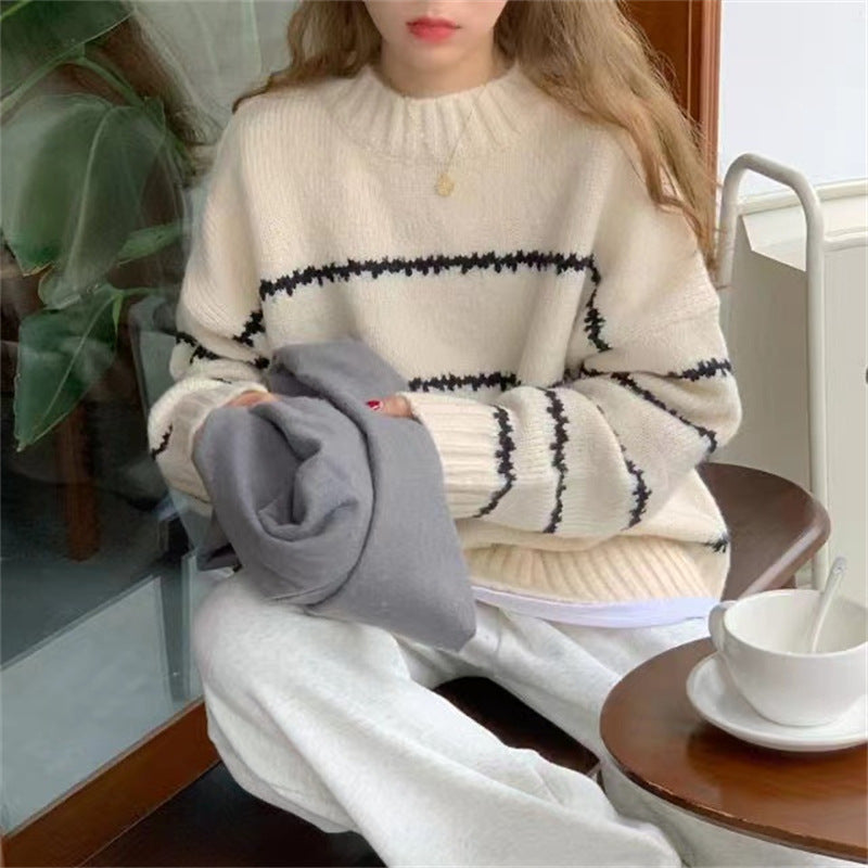 Cecilia | Klassischer Zopfstrickpullover