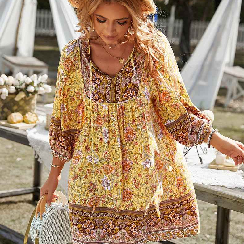 Briseis – Boho-Tunikakleid