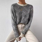 Margot | Strickpullover mit Wellenmuster