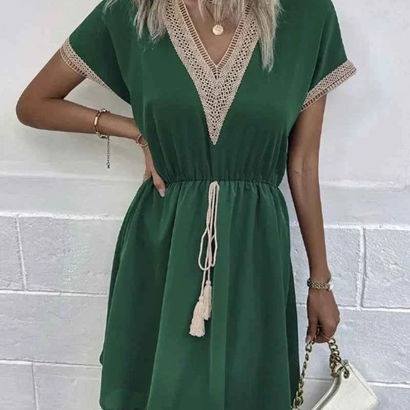 Sabrina – Elegantes Boho-Kleid