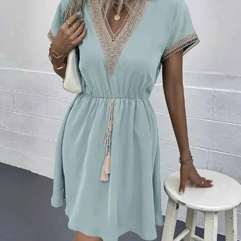 Sabrina – Elegantes Boho-Kleid