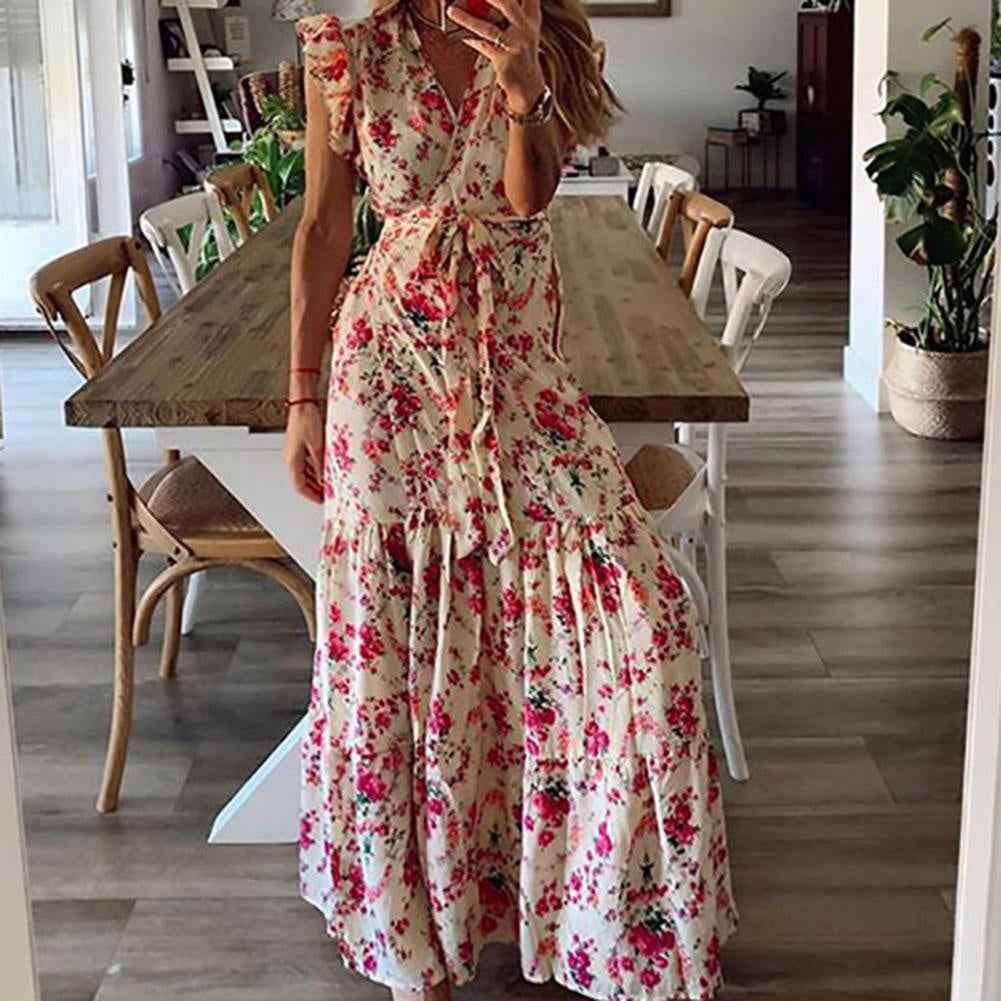 Shera – Maxi-Blumenkleid
