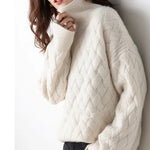 Adelaide | Rollkragenpullover mit Flechtmuster