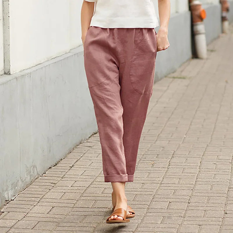 Kriza | Weite Hose mit Taschen