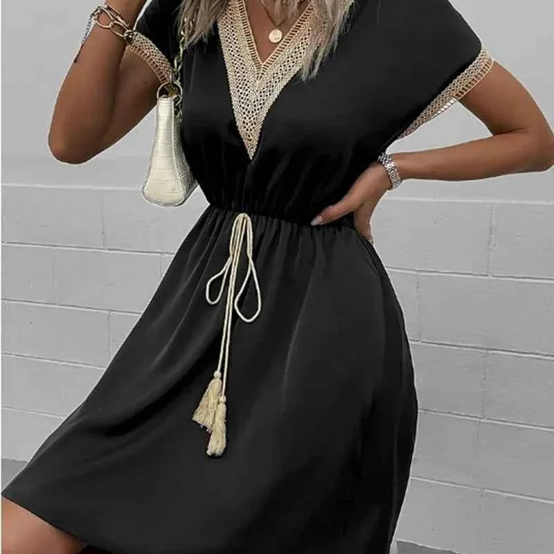 Sabrina – Elegantes Boho-Kleid