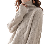 Adelaide | Rollkragenpullover mit Flechtmuster