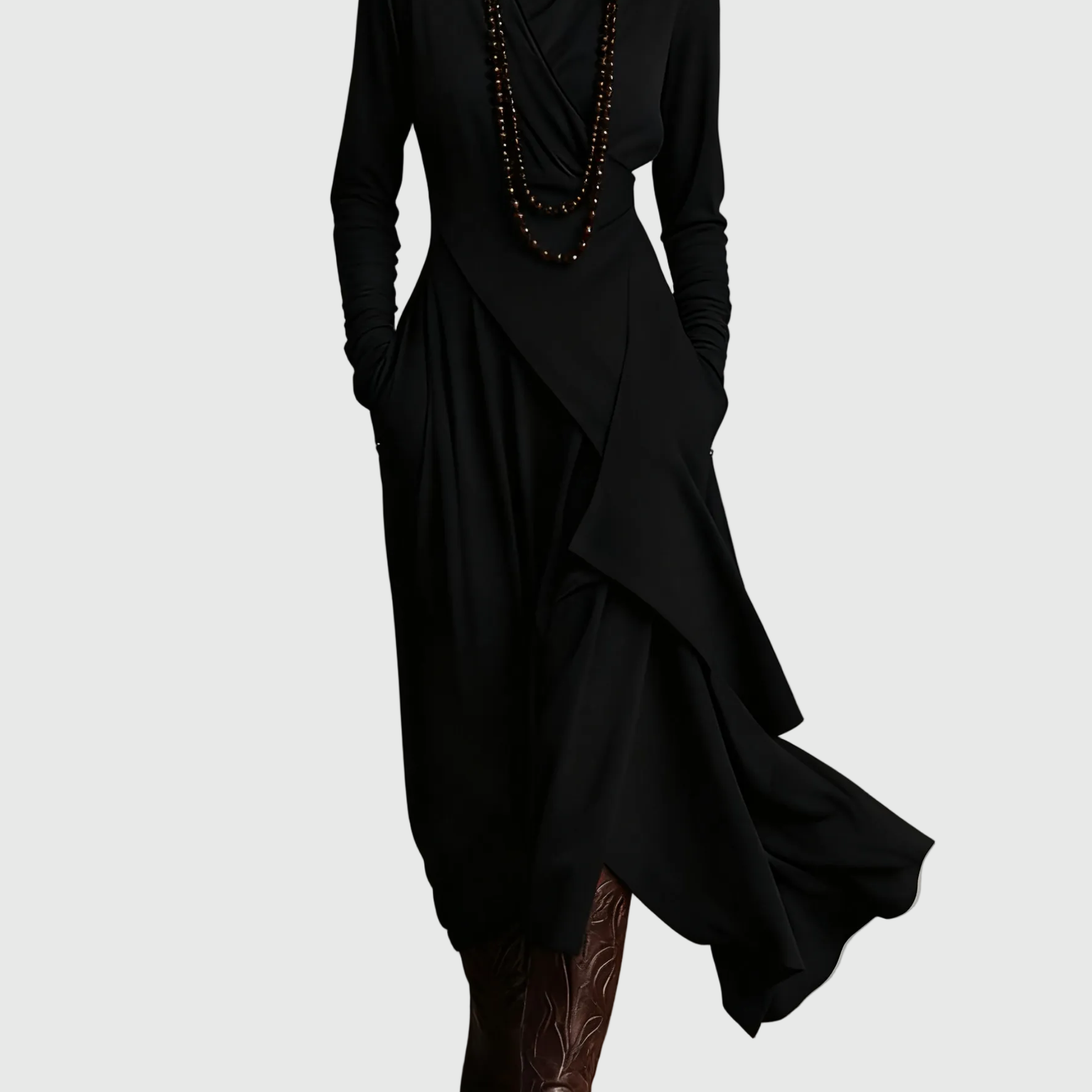 Violet | Plissee-Maxikleid