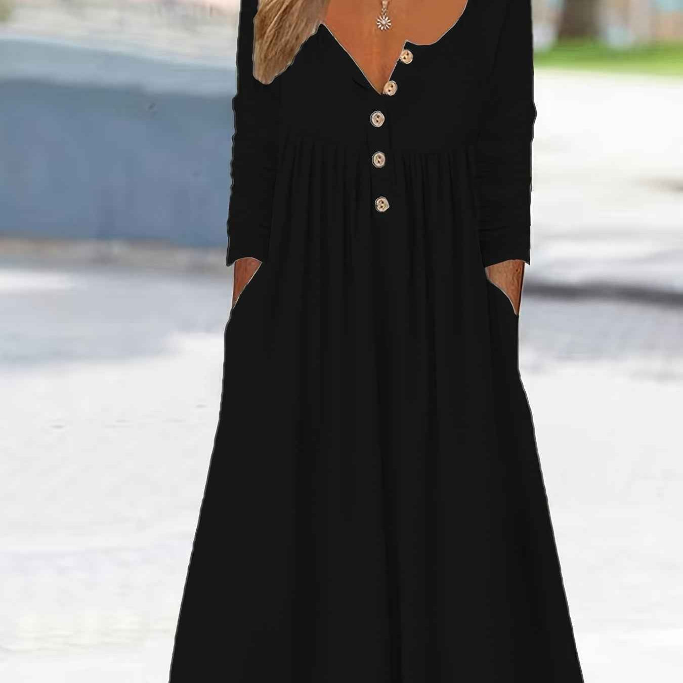 Zara | Midikleid mit Knopfleiste