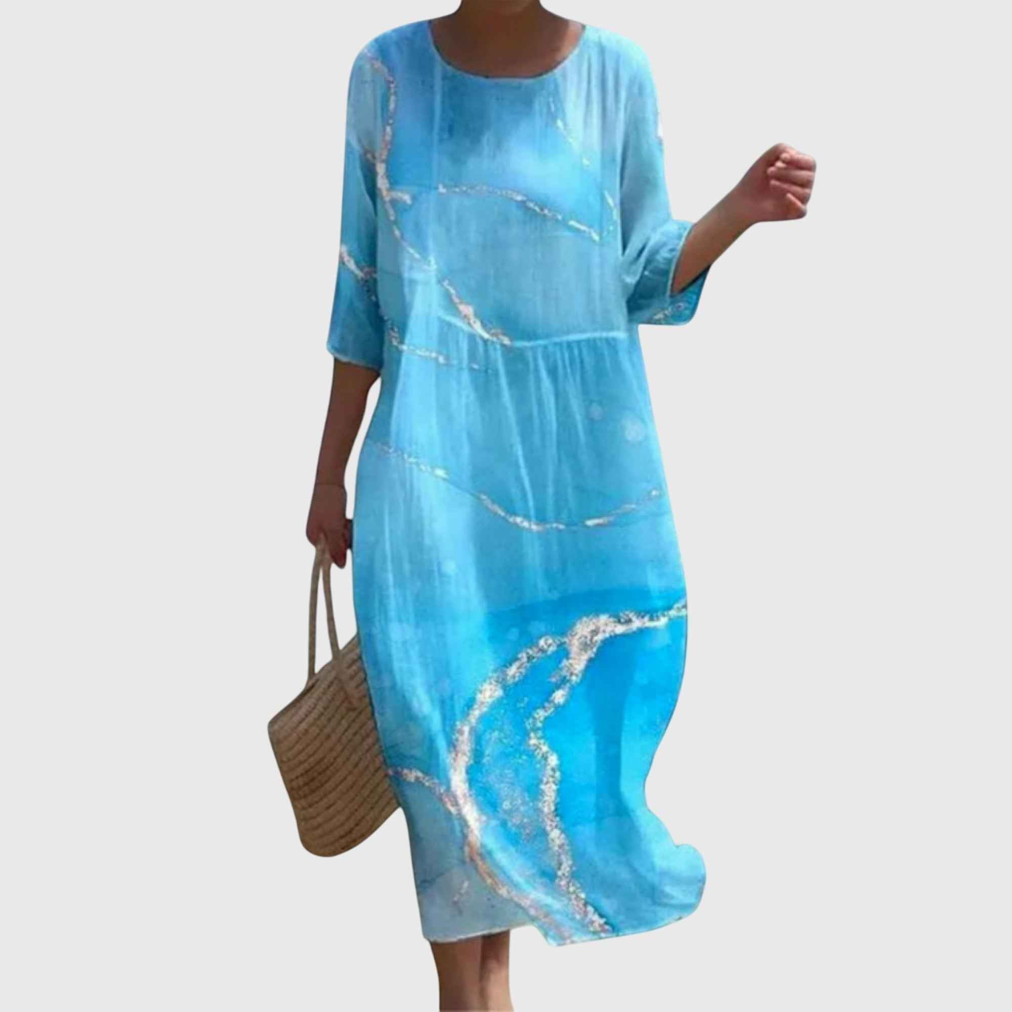 Hayley™ | Elegantes Maxikleid mit Blumenmuster