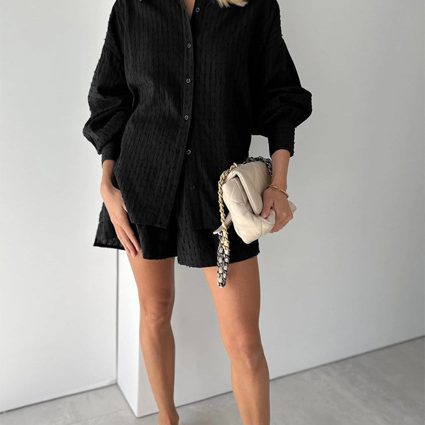 Elizabeth | Set aus Bluse & leichten Shorts