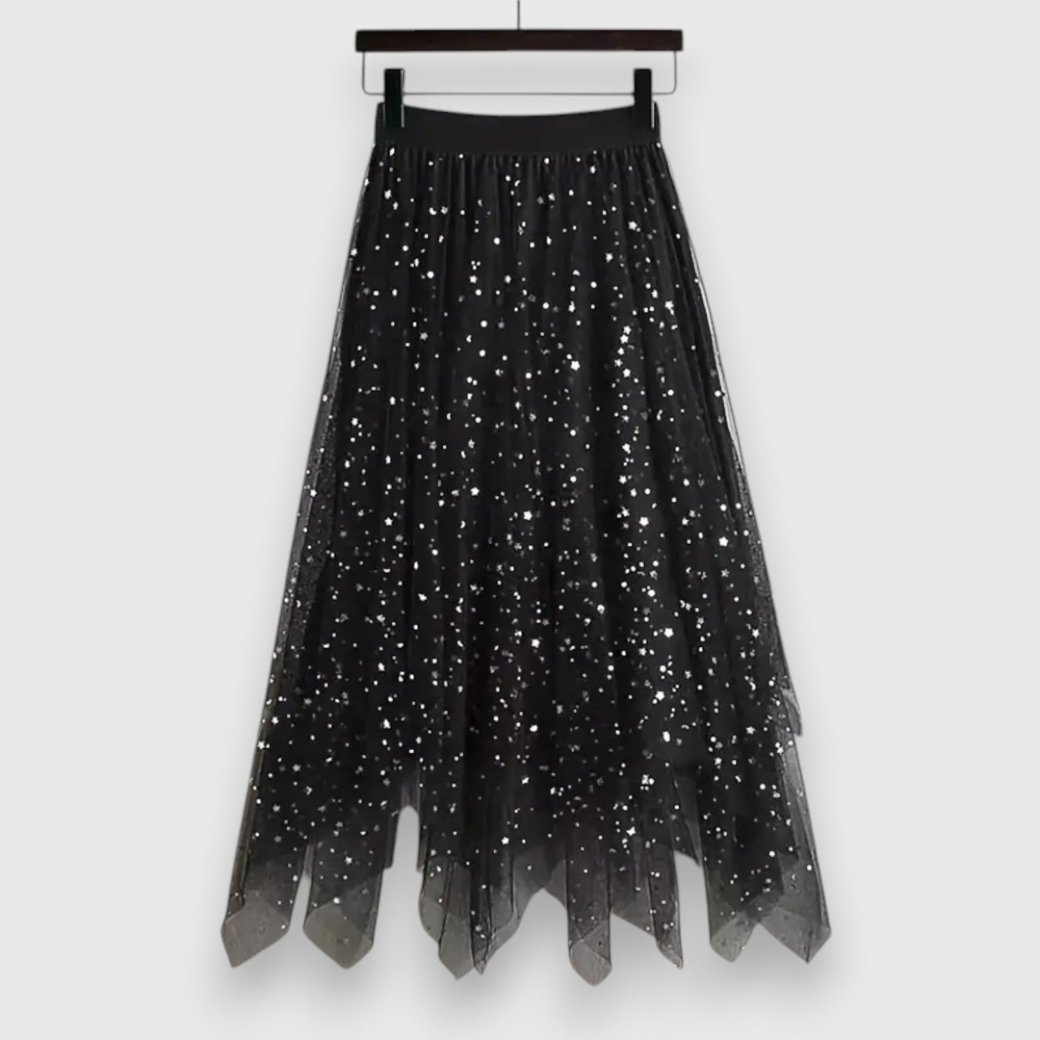 Nicole | Eleganter Rock mit Pailletten-Detail
