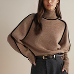 Greta | Gerippter Rollkragenpullover