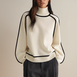 Greta | Gerippter Rollkragenpullover