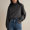 Greta | Gerippter Rollkragenpullover