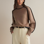 Greta | Gerippter Rollkragenpullover