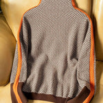 Agnes | Rollkragenpullover mit Fischgrätmuster