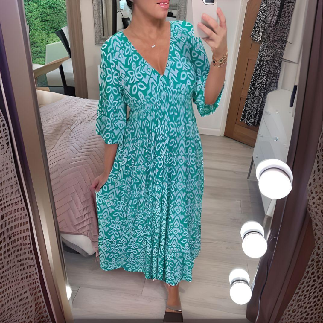 Lillia – Boho-Kleid mit Print
