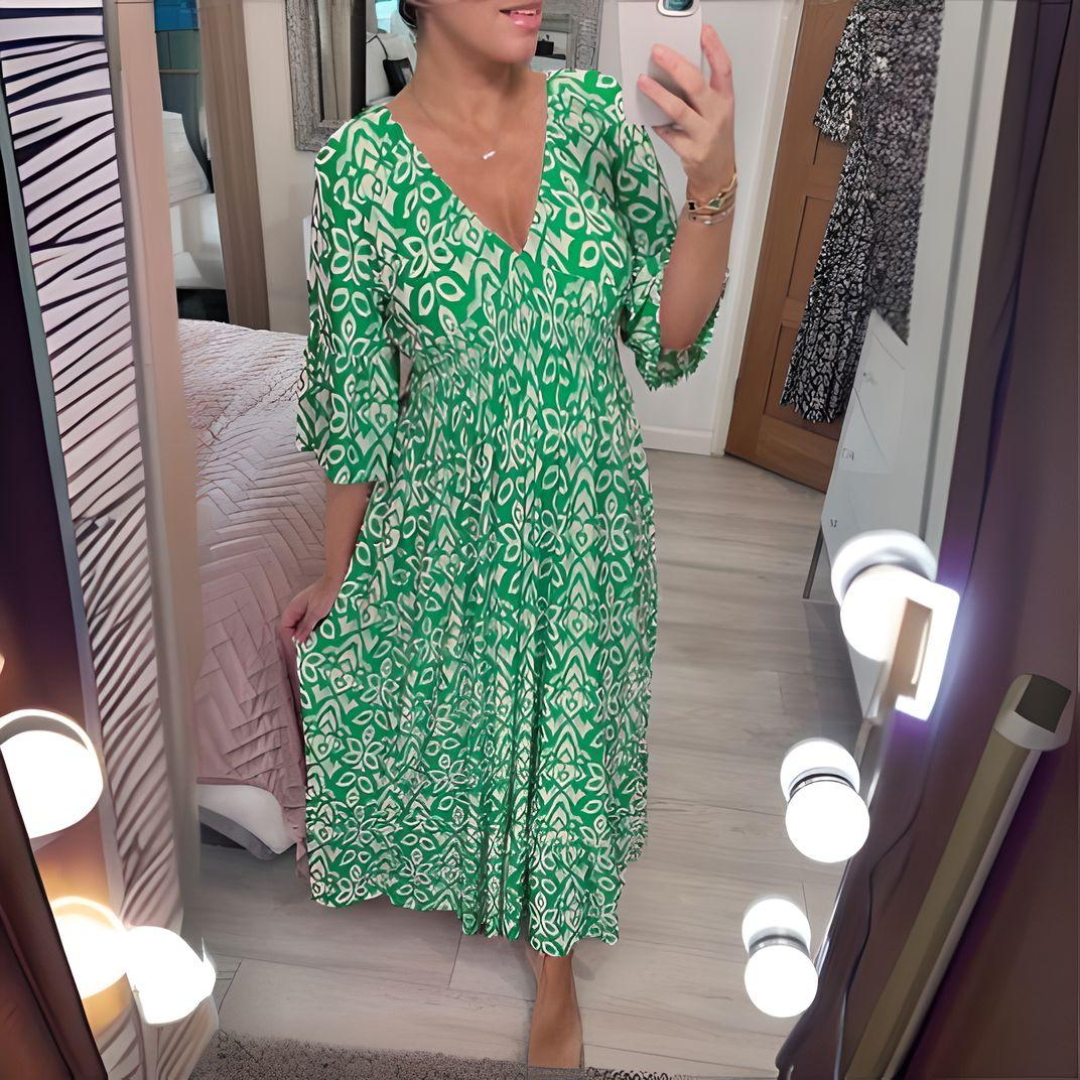 Lillia – Boho-Kleid mit Print