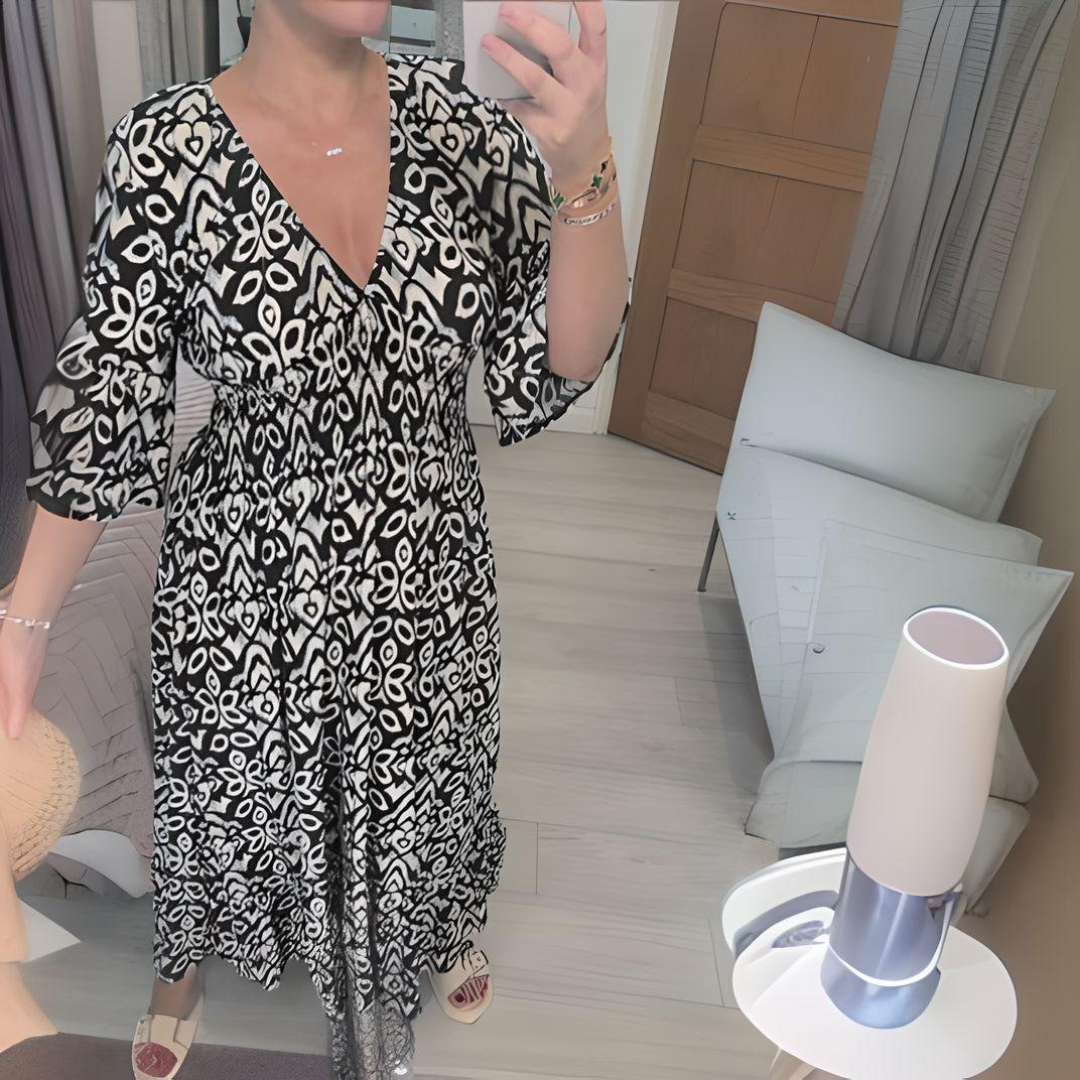Lillia – Boho-Kleid mit Print
