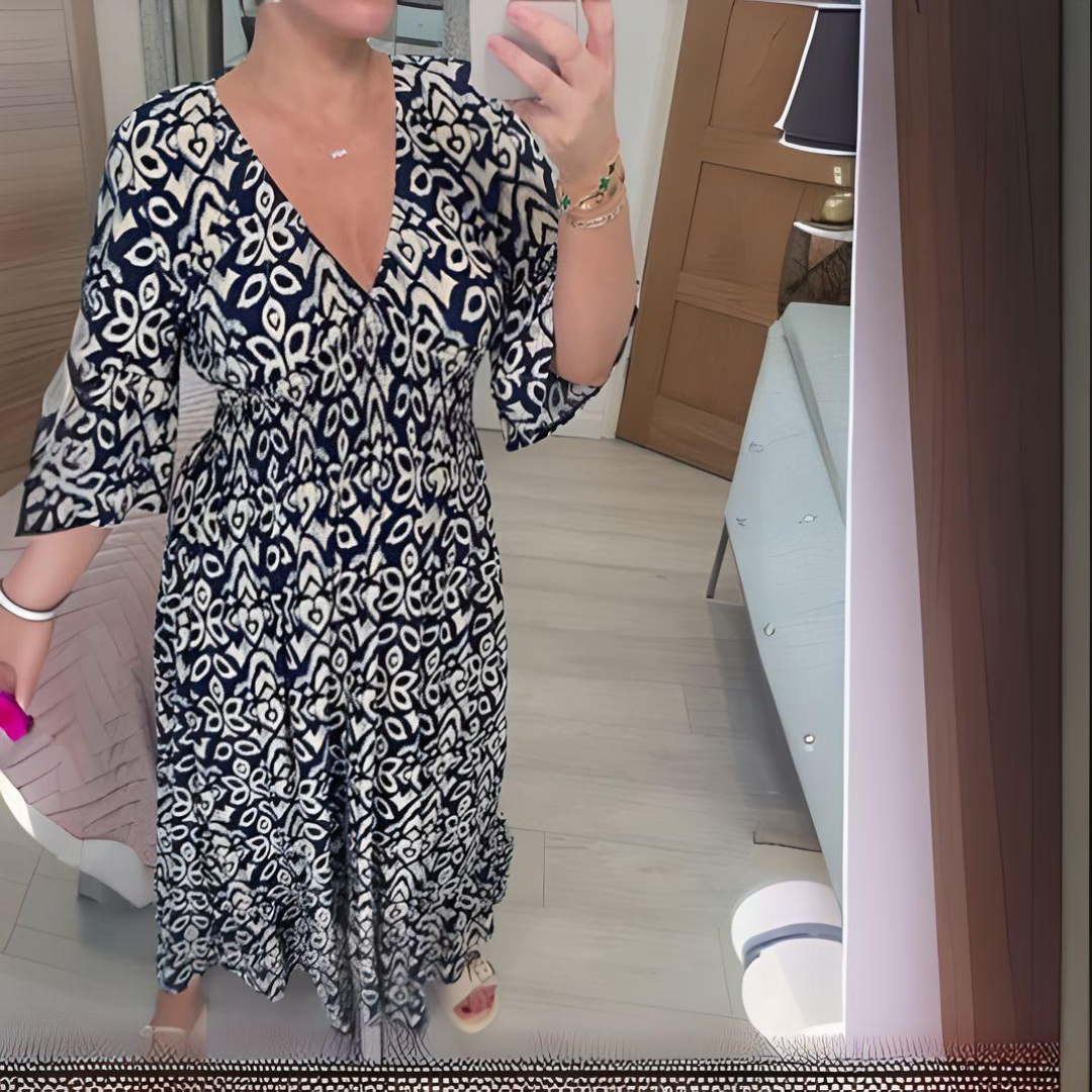 Lillia – Boho-Kleid mit Print