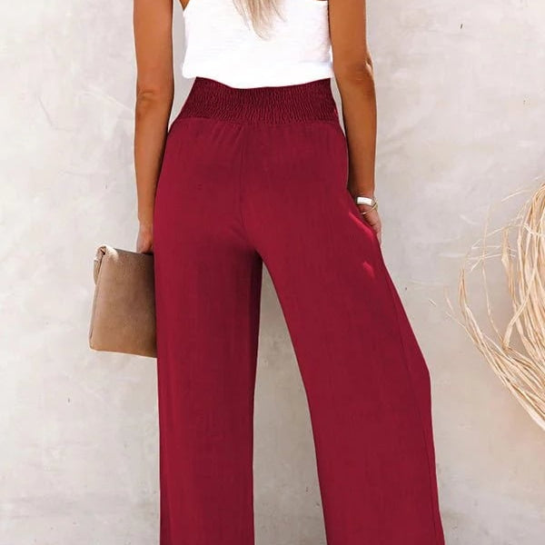 Riana | Lässige Hose mit hoher Taille