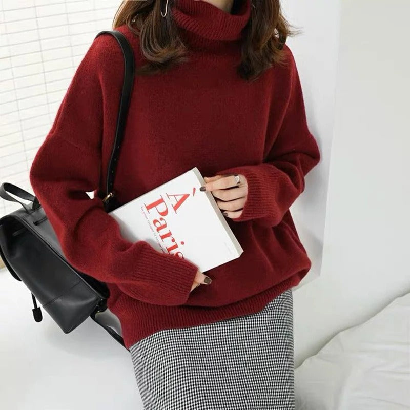 Maude | Weicher Oversize-Rollkragenpullover