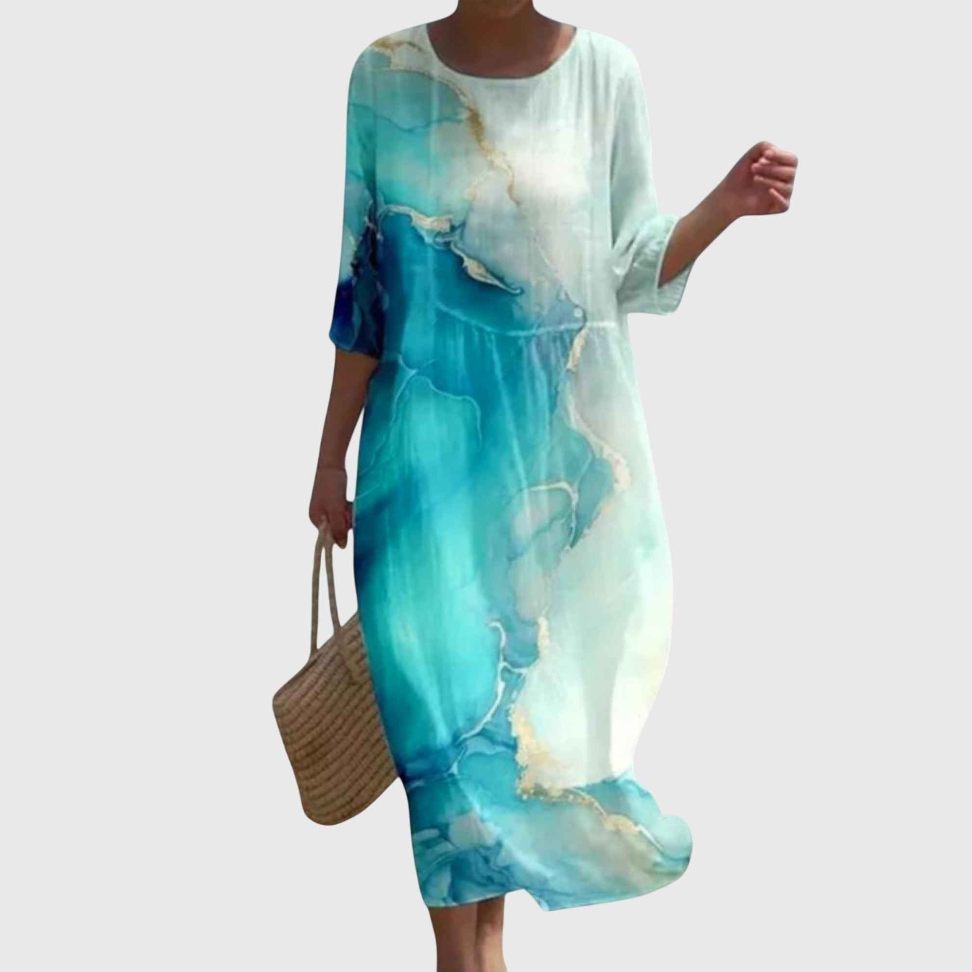 Hayley™ | Elegantes Maxikleid mit Blumenmuster