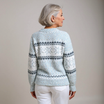 Enid | Strickpullover mit Schneeflockenmuster