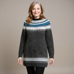 Pearl | Langer Norwegerpullover