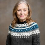 Pearl | Langer Norwegerpullover