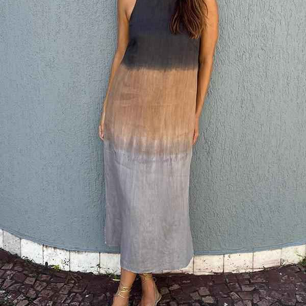 Heather – Lässiges Kleid mit Farbverlauf