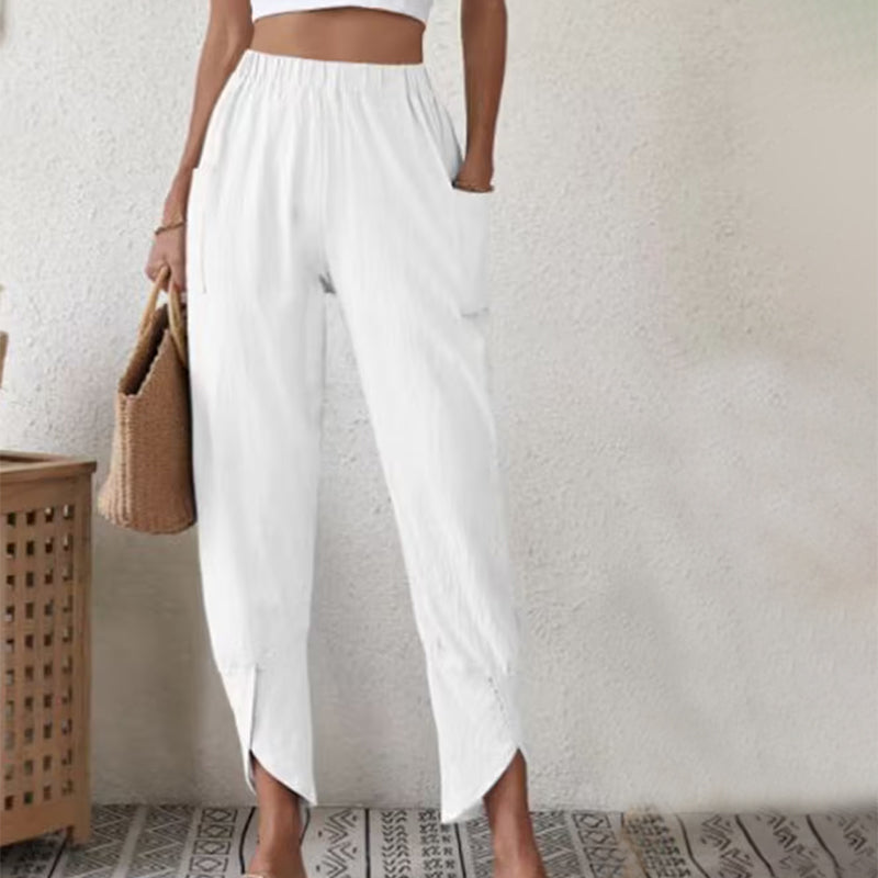 Essari | Hose mit Schlitz am Saum
