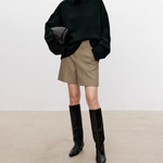 Beatrice | Zopfstrick-Rollkragenpullover