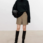 Beatrice | Zopfstrick-Rollkragenpullover
