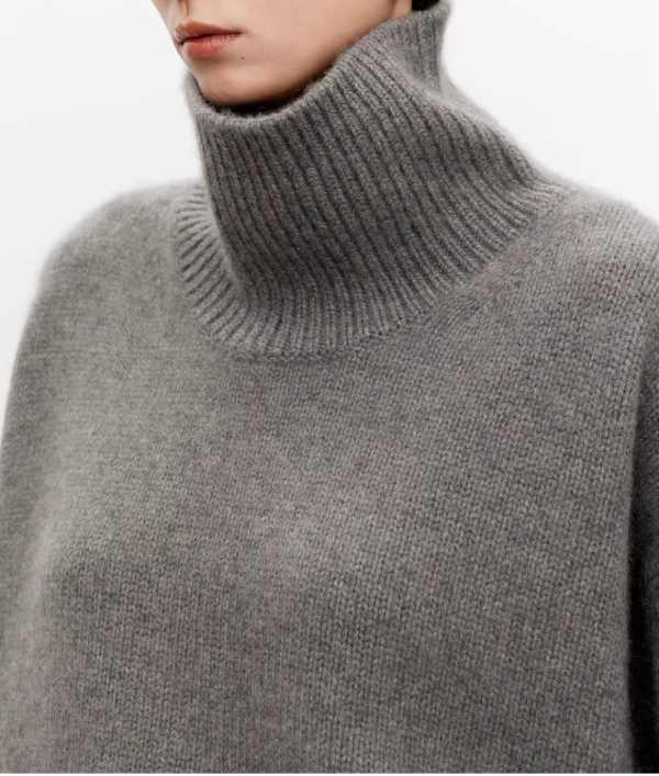 Beatrice | Zopfstrick-Rollkragenpullover