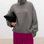 Beatrice | Zopfstrick-Rollkragenpullover