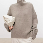 Beatrice | Zopfstrick-Rollkragenpullover