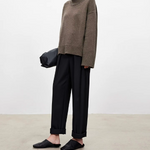 Beatrice | Zopfstrick-Rollkragenpullover
