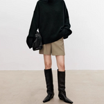 Beatrice | Zopfstrick-Rollkragenpullover