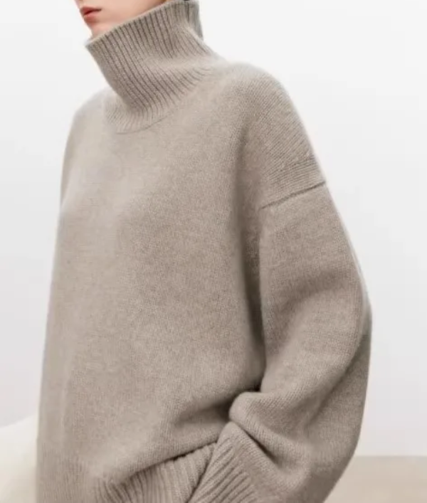 Beatrice | Zopfstrick-Rollkragenpullover